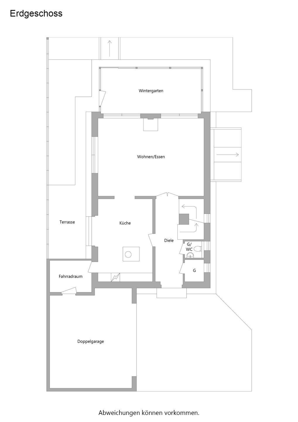 Grundriss Erdgeschoss